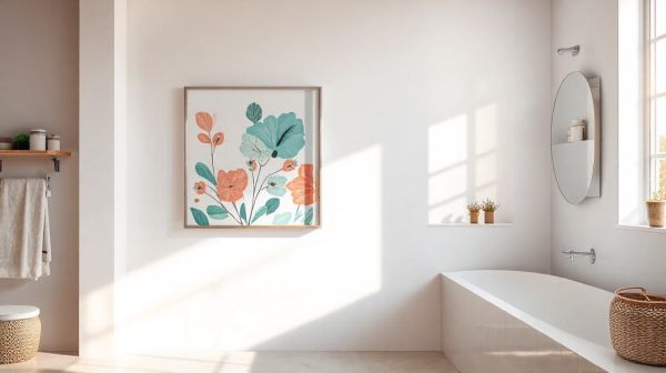9 idées de panneaux muraux pour embellir votre salle de bain
