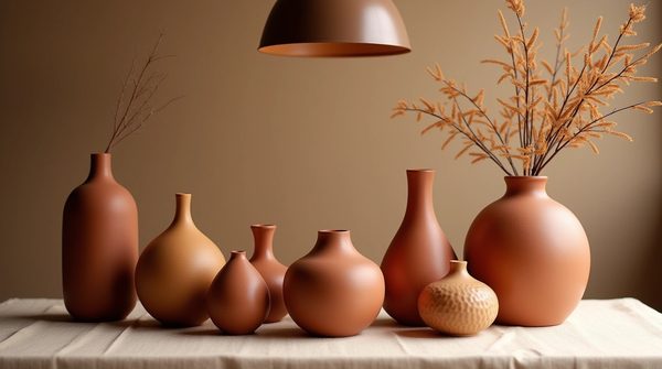 Découvrez les vases marron pour une décoration unique