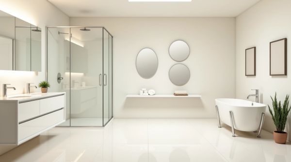 Les panneaux muraux : la touche design pour votre salle de bain